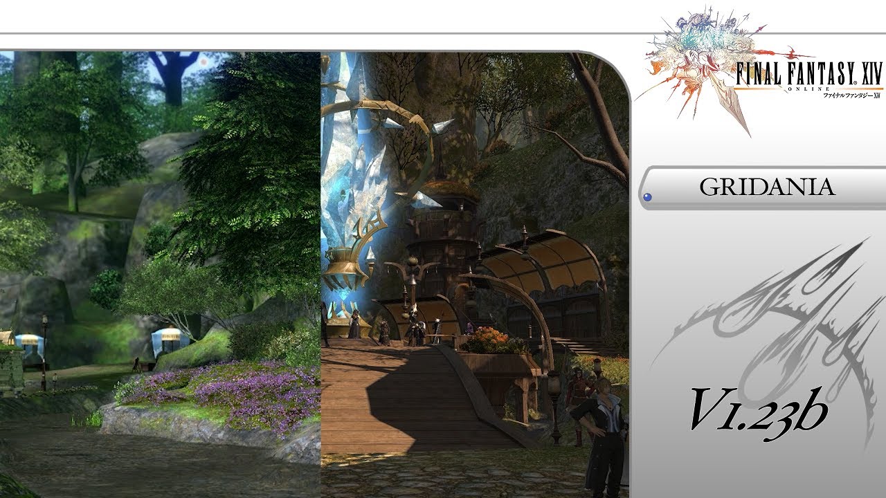 Final Fantasy XIV v1.23b: Gridania Comparison (1.0 to ARR)