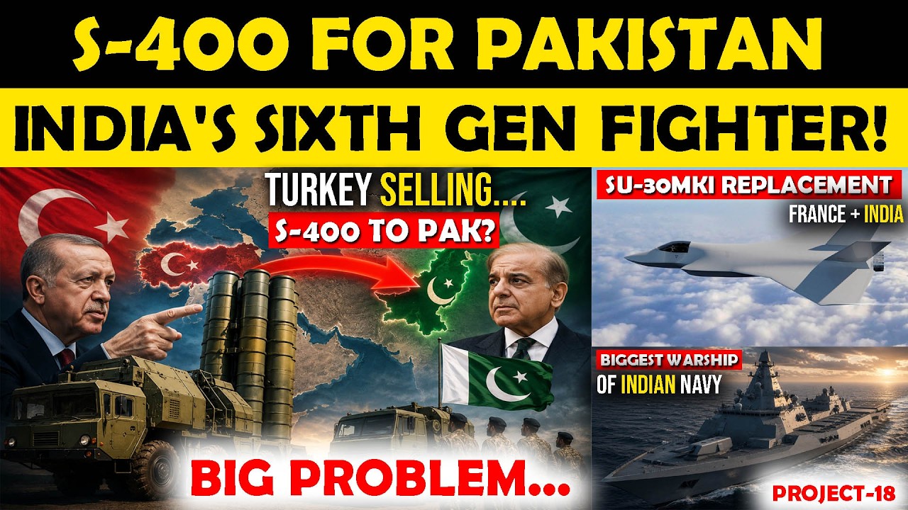 Turkey may Give S400 to Pakistan,P-18 Destroyers Indian Navy,India-France 6th Gen Fighter Deal?