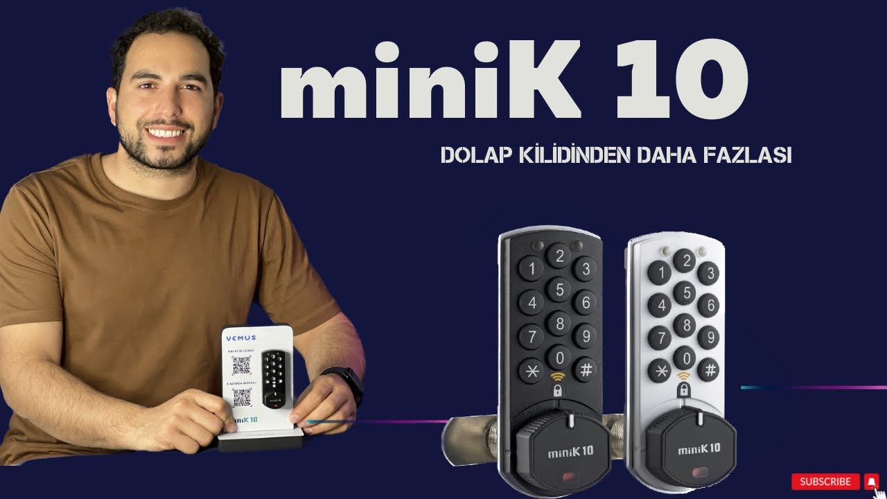 DOLAP KİLİDİNDEN DAHA FAZLASI / MİNİK 10 ELEKTRONİK DOLAP KİLİDİ İNCELEDİM