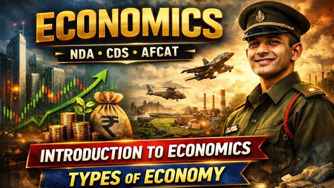 ECONOMICS- PART 1 NDA CDS CAPF EXAM-Detailed Explanation In Malayalam .