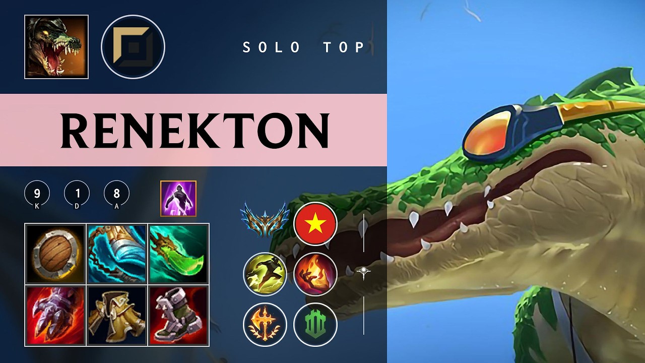 Renekton Top vs Gnar - VN Challenger Patch 26.05