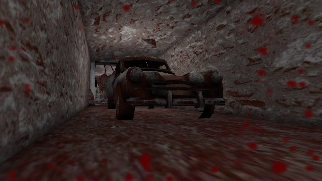 Jugando granny en modo extremo nightmare por el coche