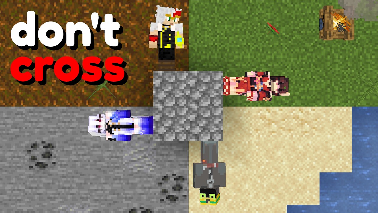 Minecraft, но каждый чанк имеет свою собственную гравитацию.
