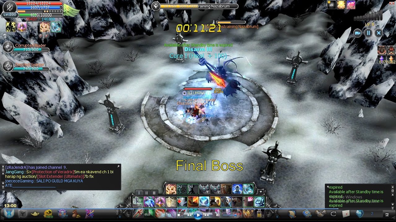 CABAL ONLINE (PH) Frozen Canyon ( Lamp that Illuminates the Soul) Episode 26 Low AP / DP Solo ( FS)