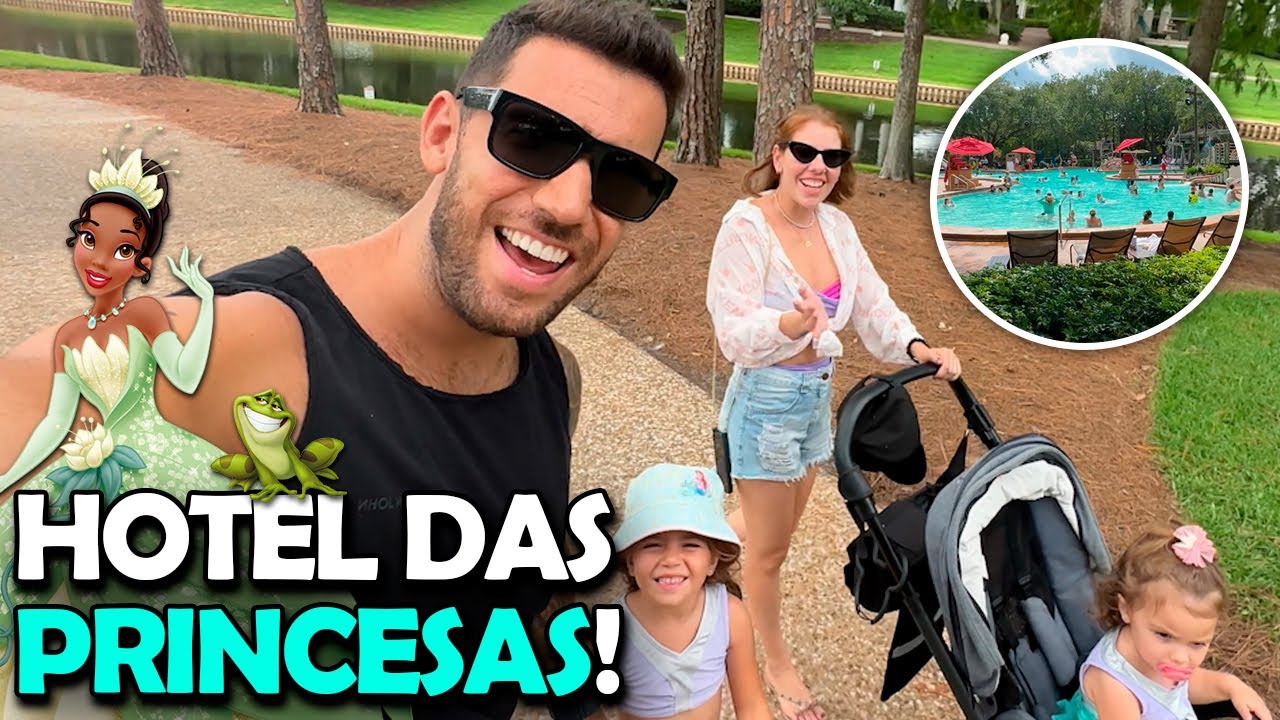 👸🏽😍 Como é um hotel da Disney! Piscina e primeiro dia no Port Orleans Orlando!