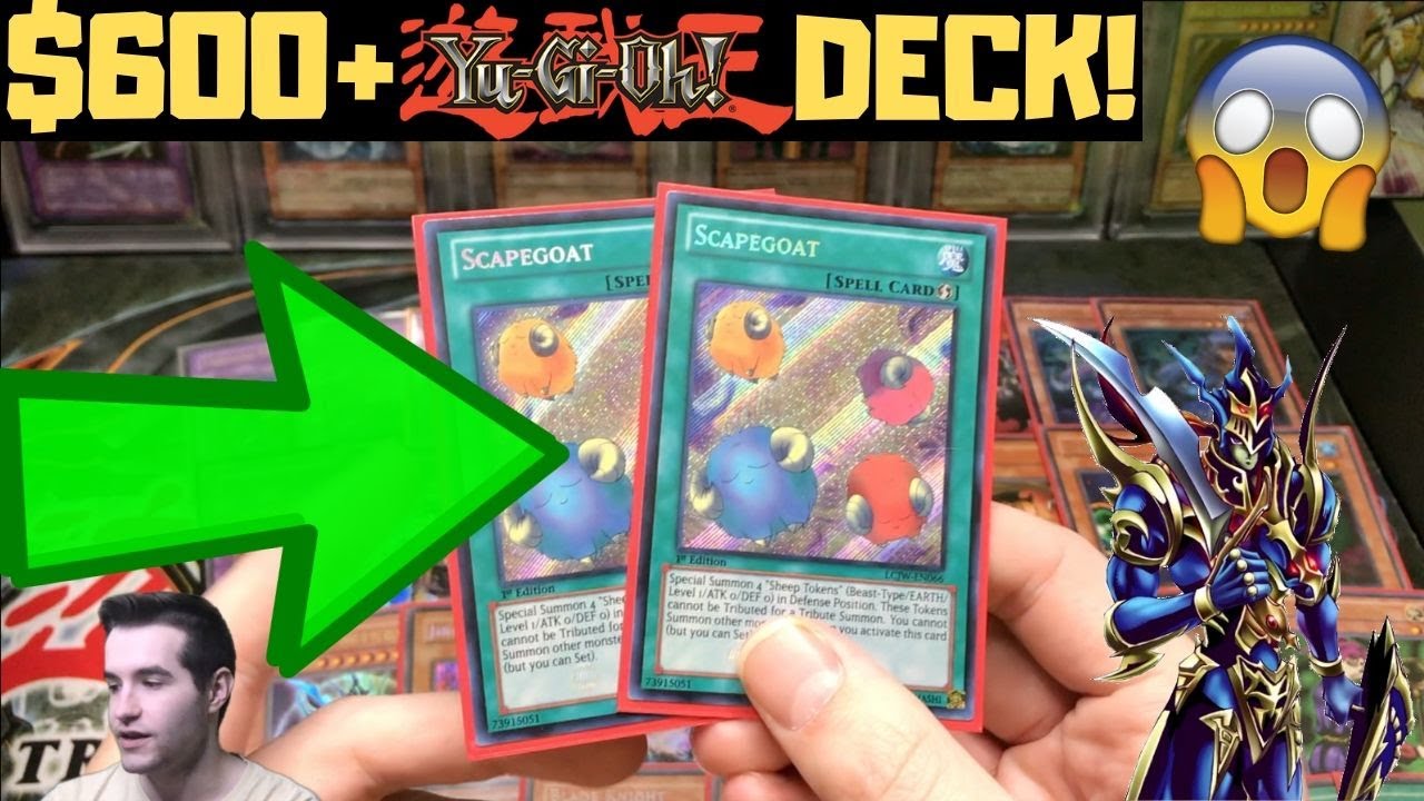 $600+ YUGIOH DECK! MY JOURNEY TO MAX RARITY BEGINS! Epic 2005 Goat Format Yugioh Cards!