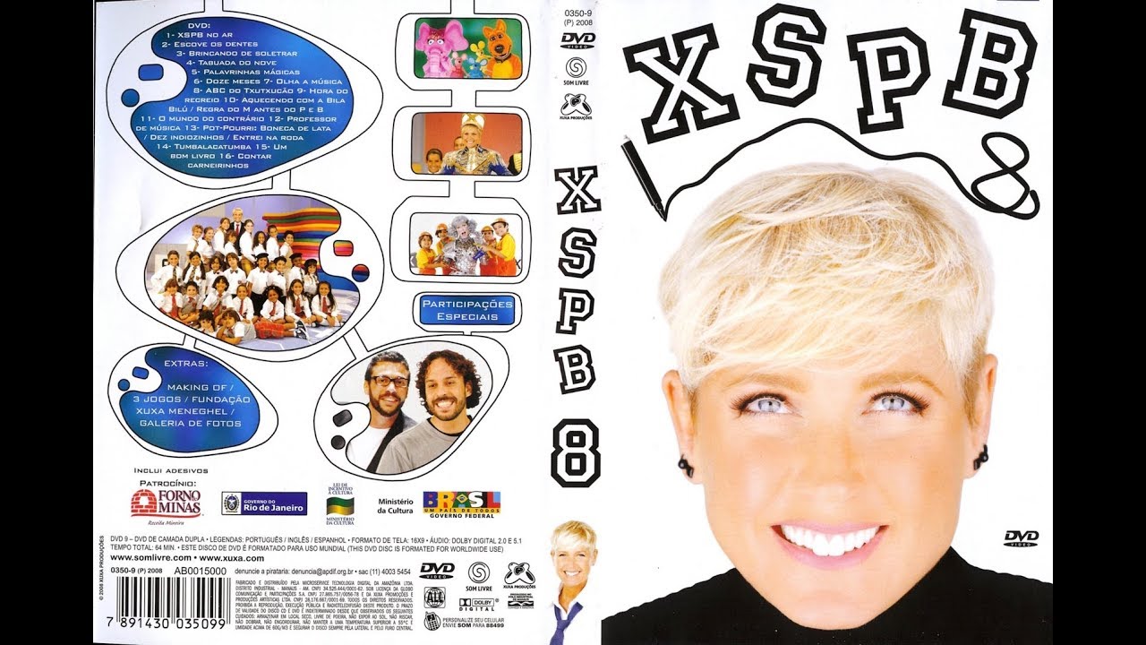 Xuxa S&oacute; Para Baixinhos - 8 (Dvd Completo)