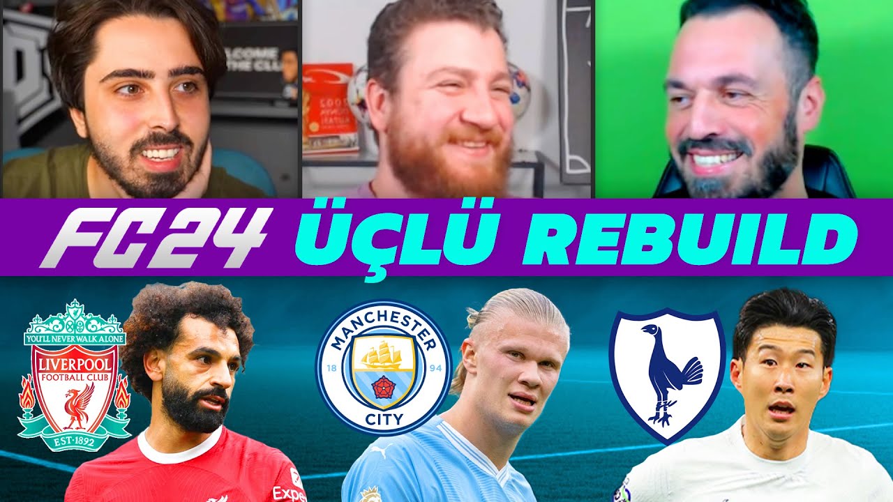 Premier Lig Her Takımdan 1 Oyuncu! | Üçlü Rebuild Ligi @ardenpapazyan @OnurOnline
