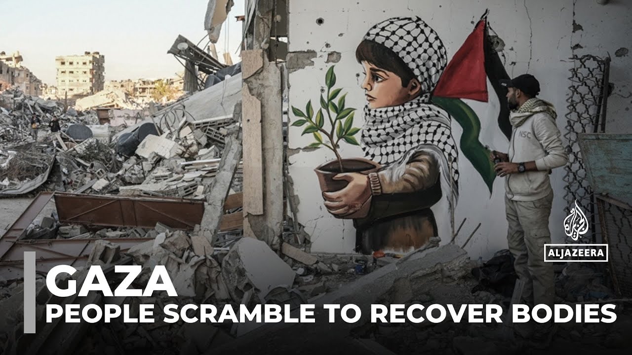 Buried under the rubble: People scramble to recover the bodies of loved ones