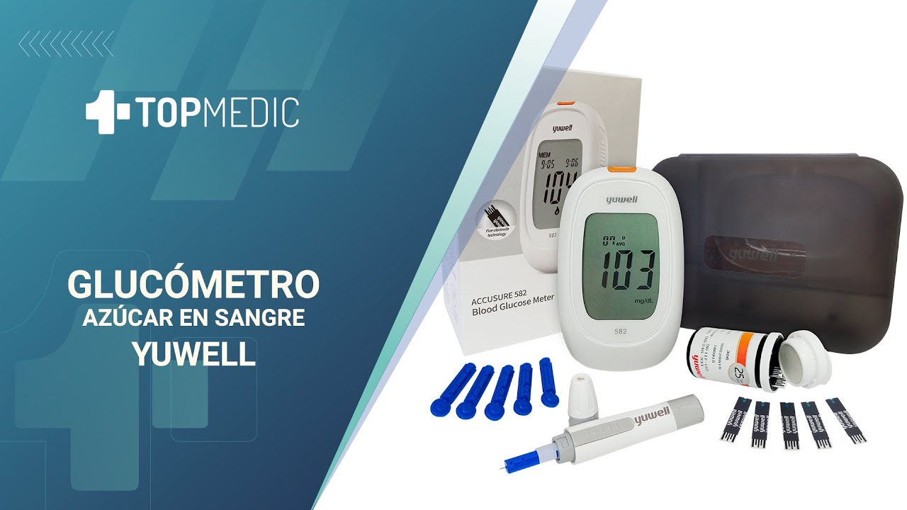 Glucometro Yuwell 582 con Cintas y Lancetas