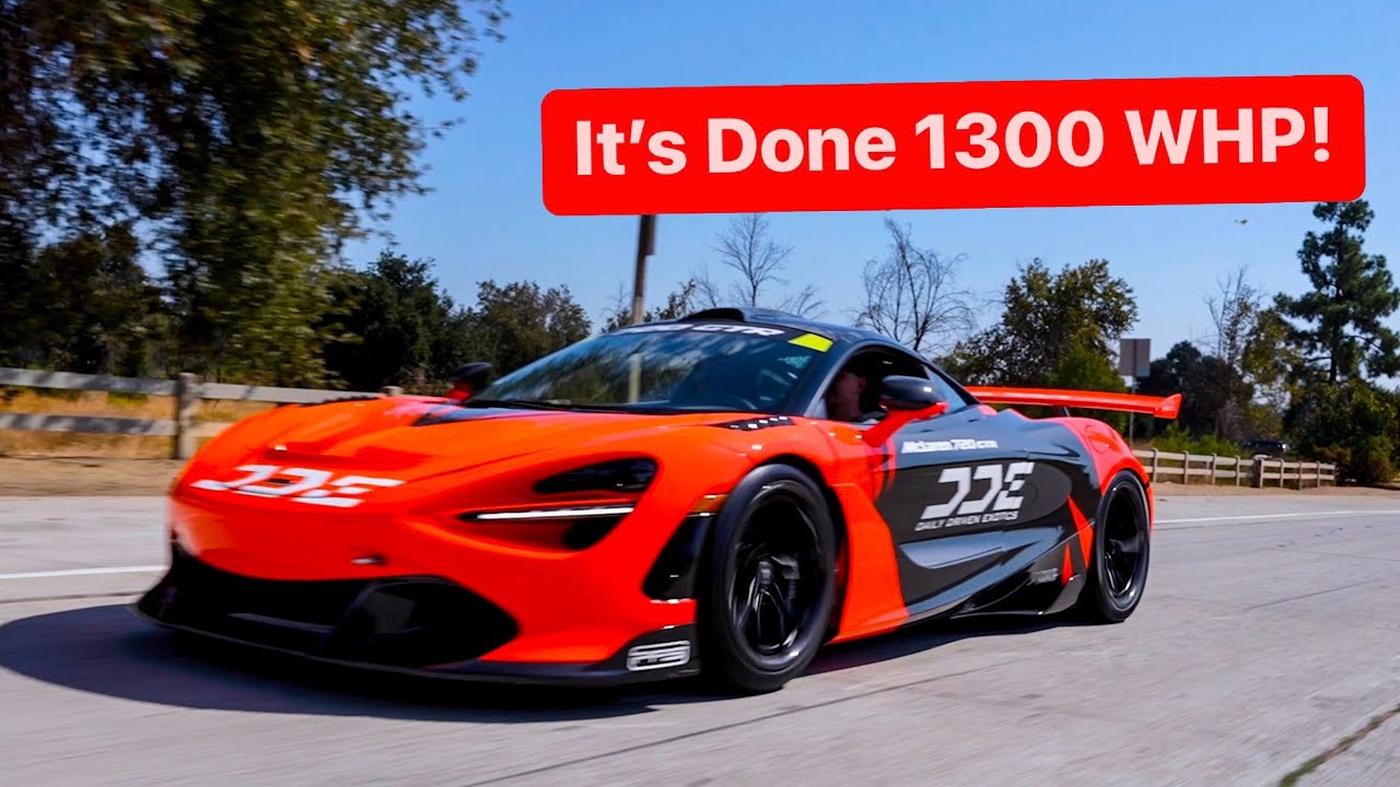 IT’S DONE! MY NEW 1300 WHP MCLAREN 720 GTR … *FIRST DRIVE 🚀 *