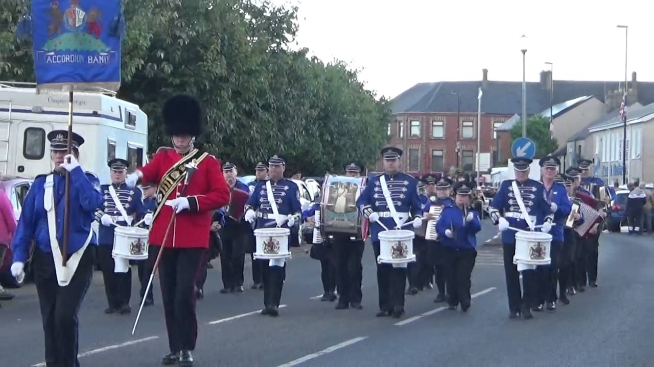 Queen Elizabeth Accordion Band @ Dunloy Accordion 60th Anniversery Parade 2016