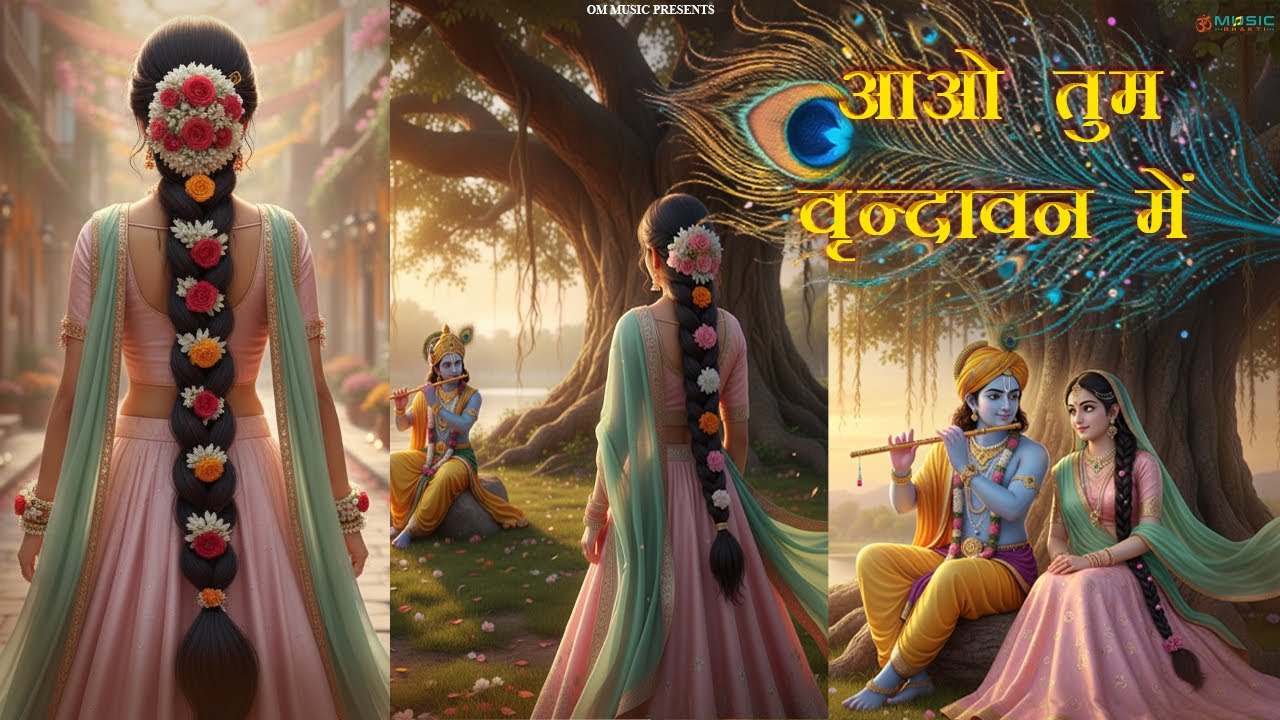 आओ तुम वृन्दावन में | RADHA KRISHN BHAJAN 2025 | OM MUSIC