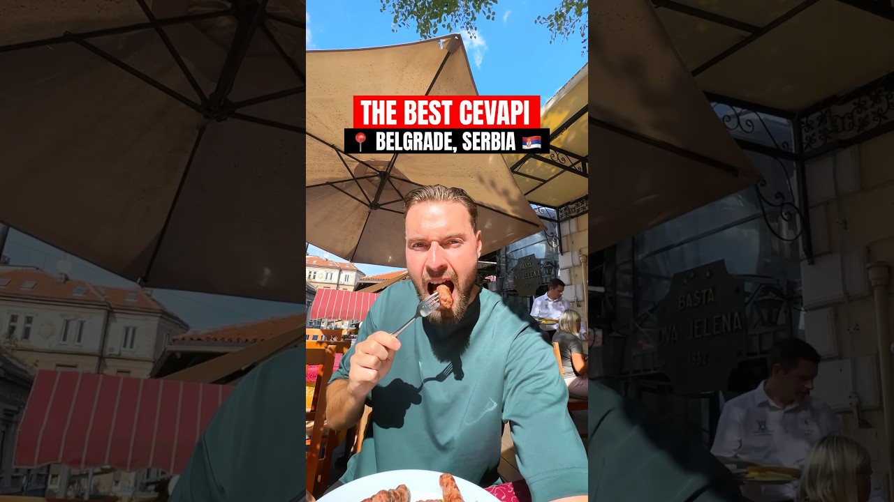 TOP 3 CEVAPI in Belgrade - Serbian Food 🇷🇸 #shorts