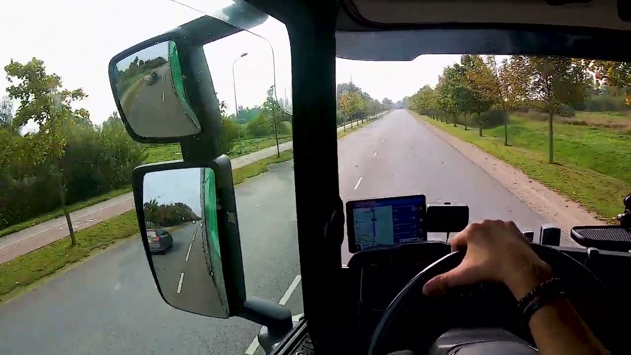 POV Driving Scania R450.Latvia.