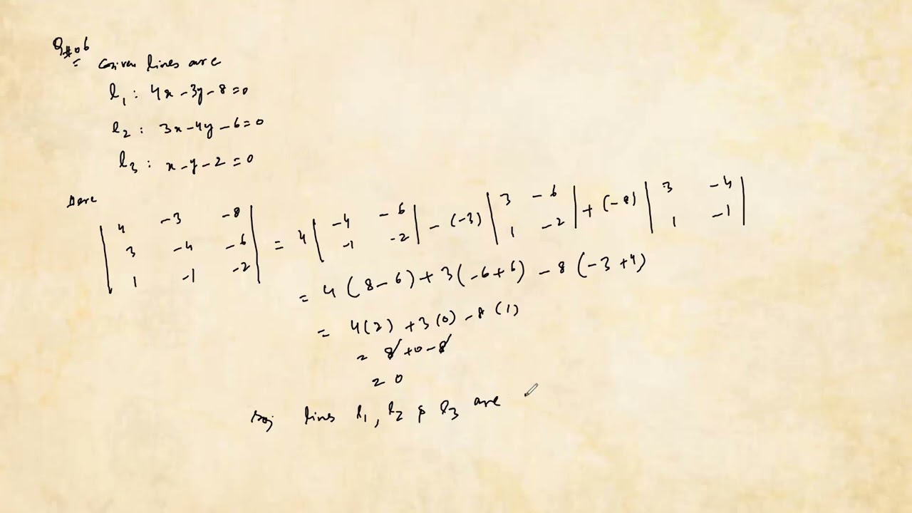Second Year Exercise 4.4(Q#06,10)