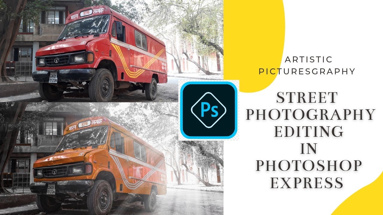 Street Photography Editing in Photoshop Express| Urban Street |Moody | Photo editing tutorial