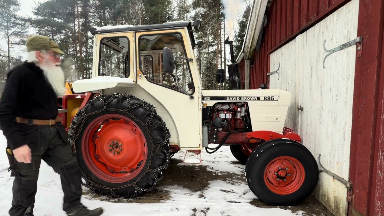 Kaldstart David Brown 885 i - 10 grader.