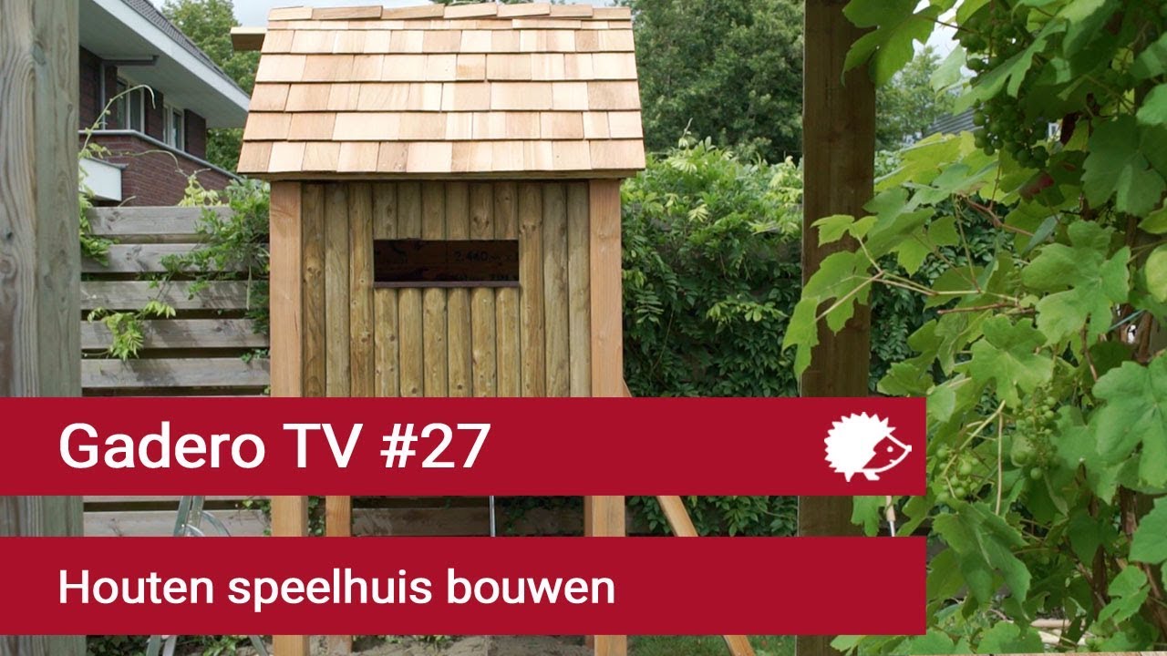 #27 Houten speelhuisje zelf maken