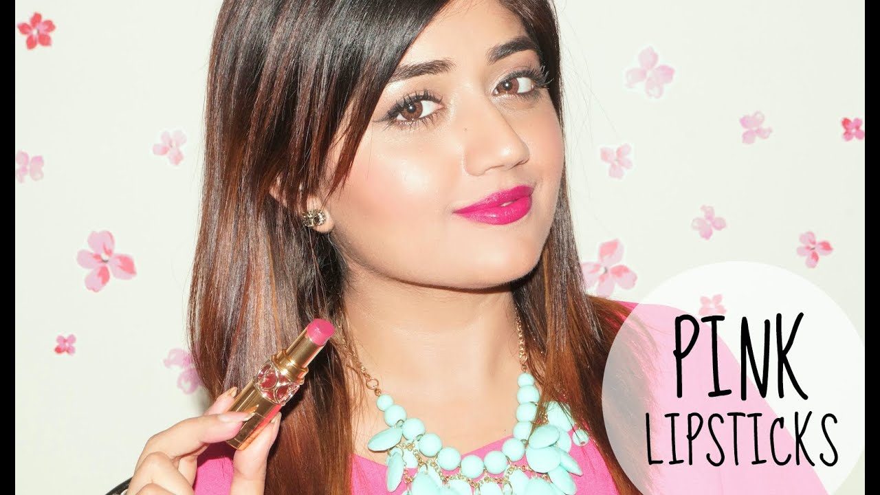 Pink Lipsticks for Indian Skin | My Top 5 Favorites | corallista