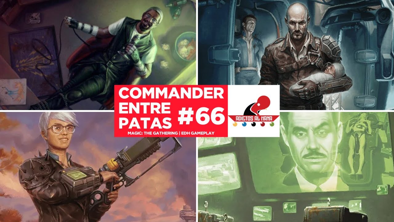 Commander Entre Patas #66: Fallout - Three Dog vs Kellogg vs Mr House vs Overseer | MTG | EDH