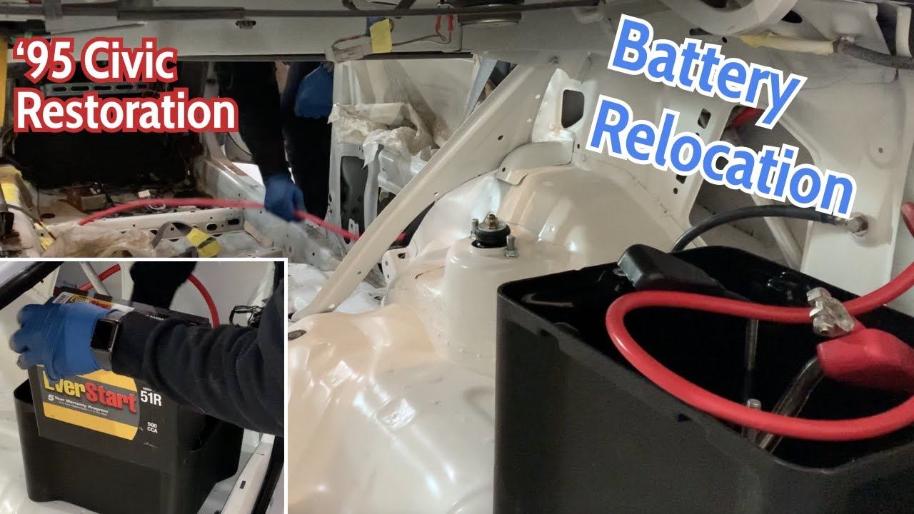 Battery Relocation - Civic Restoration 15