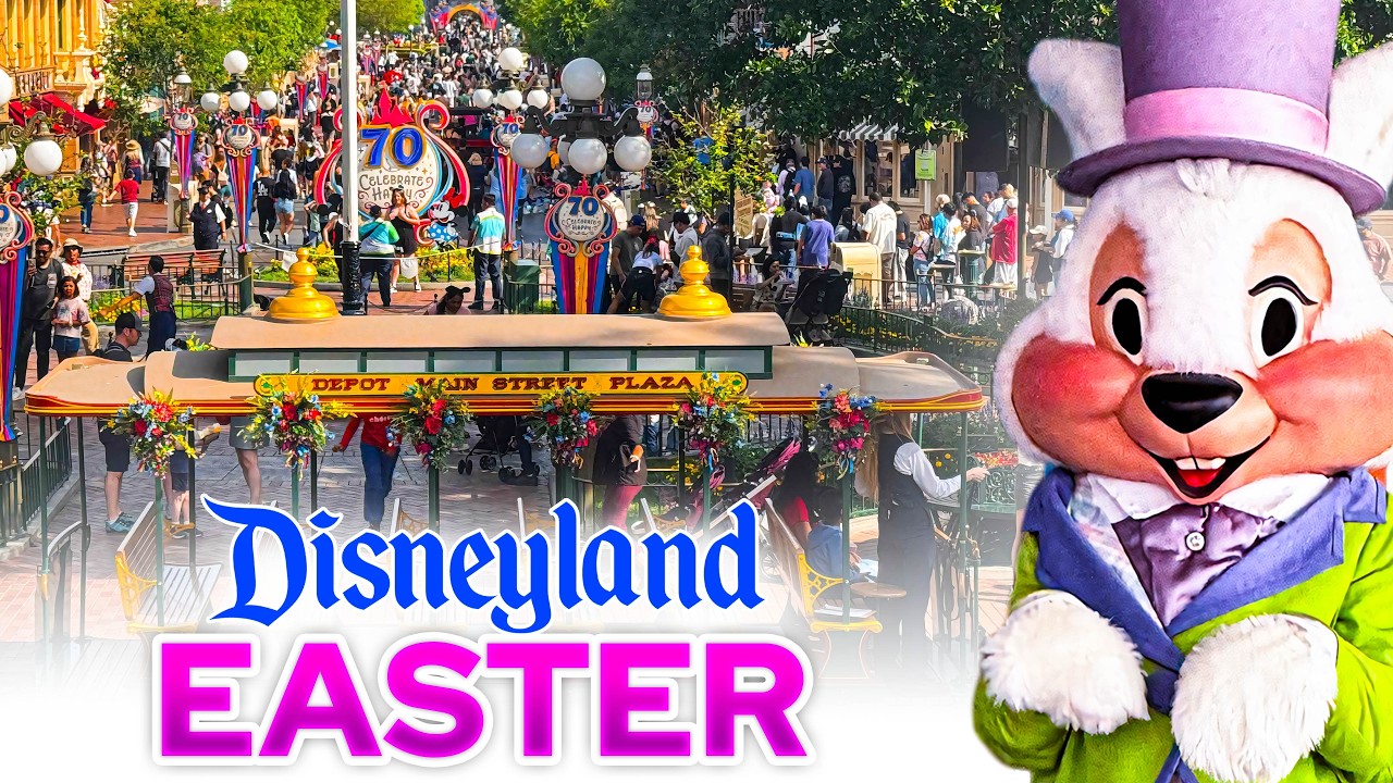 Easter Sunday at Disneyland 🐰 POV Walk