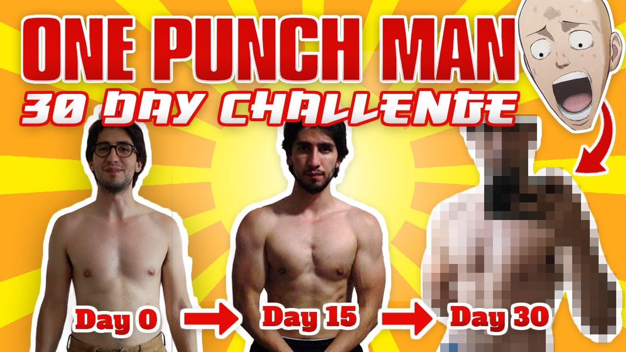 I TRAINED LIKE ONE PUNCH MAN CHALLENGE FOR 30 DAYS! The results will SHOCK you!