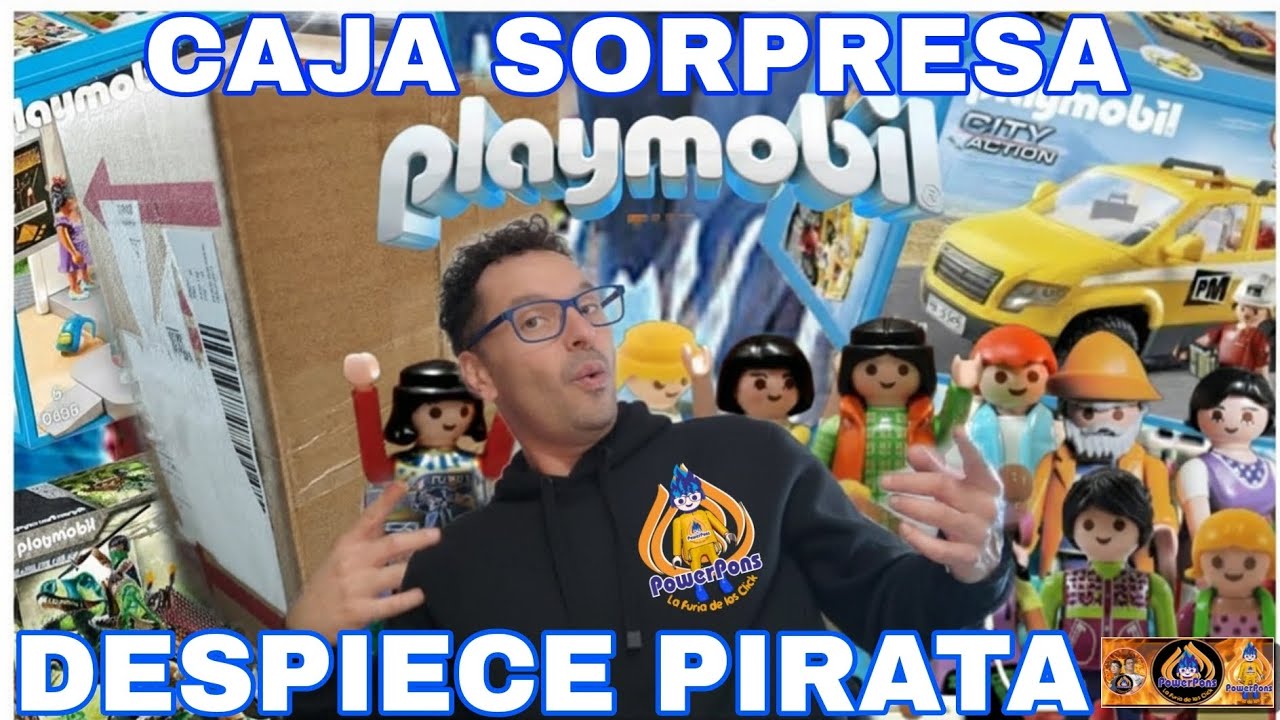 😘🎁CAJA SORPRESA O MISTERIOSA DE PLAYMOBIL, DESPIECE PIRATA, PROCEDENTE DE VALLADOLID,🎁🛒