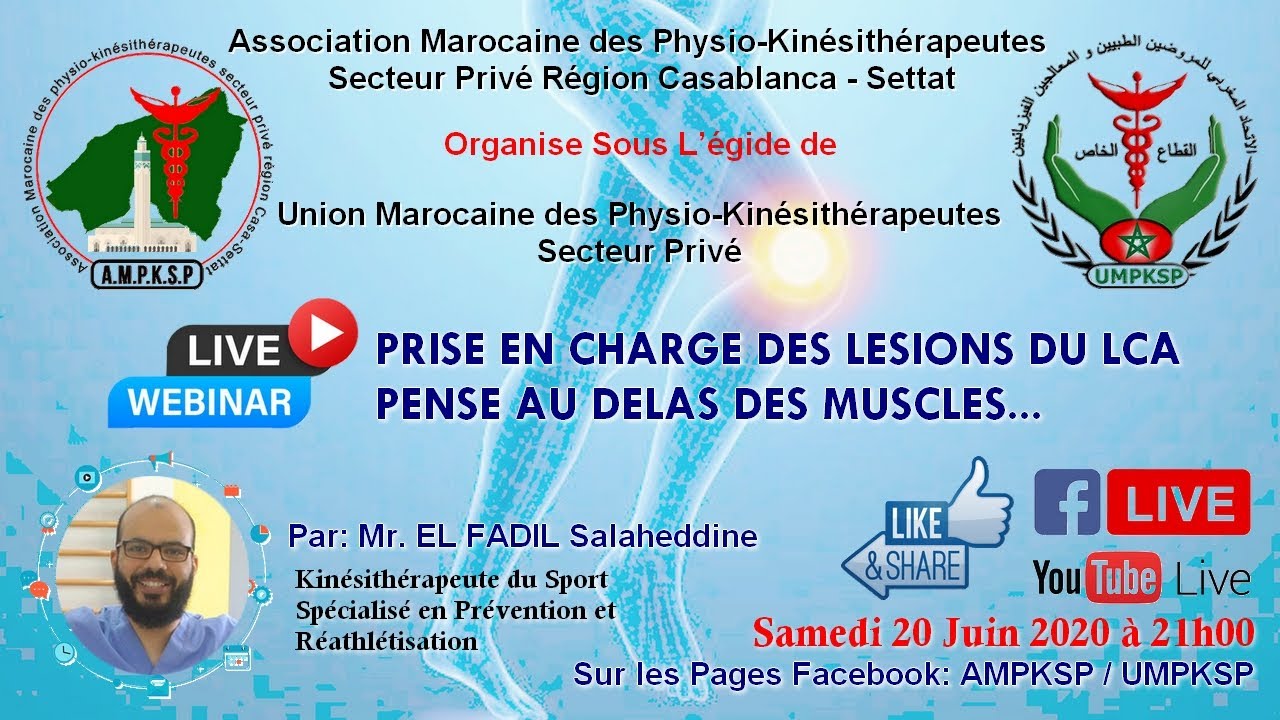 PRISE EN CHARGE DES LESIONS DU LCA : PENSE AU DELAS DES MUSCLES …