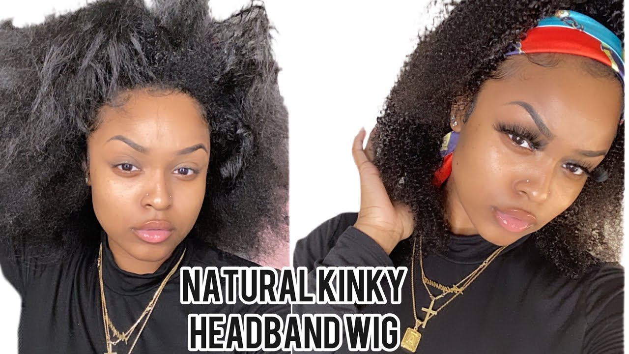 2-IN-1!!! CURLY HEADBAND WIG OR U PART WIG? FT YOLISSA HAIR | Ari J.