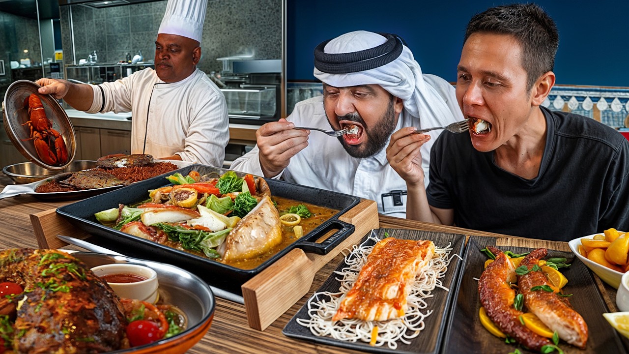 Fahad Albishri & Mark Wiens Taste Qatar’s Best Seafood! 🐟