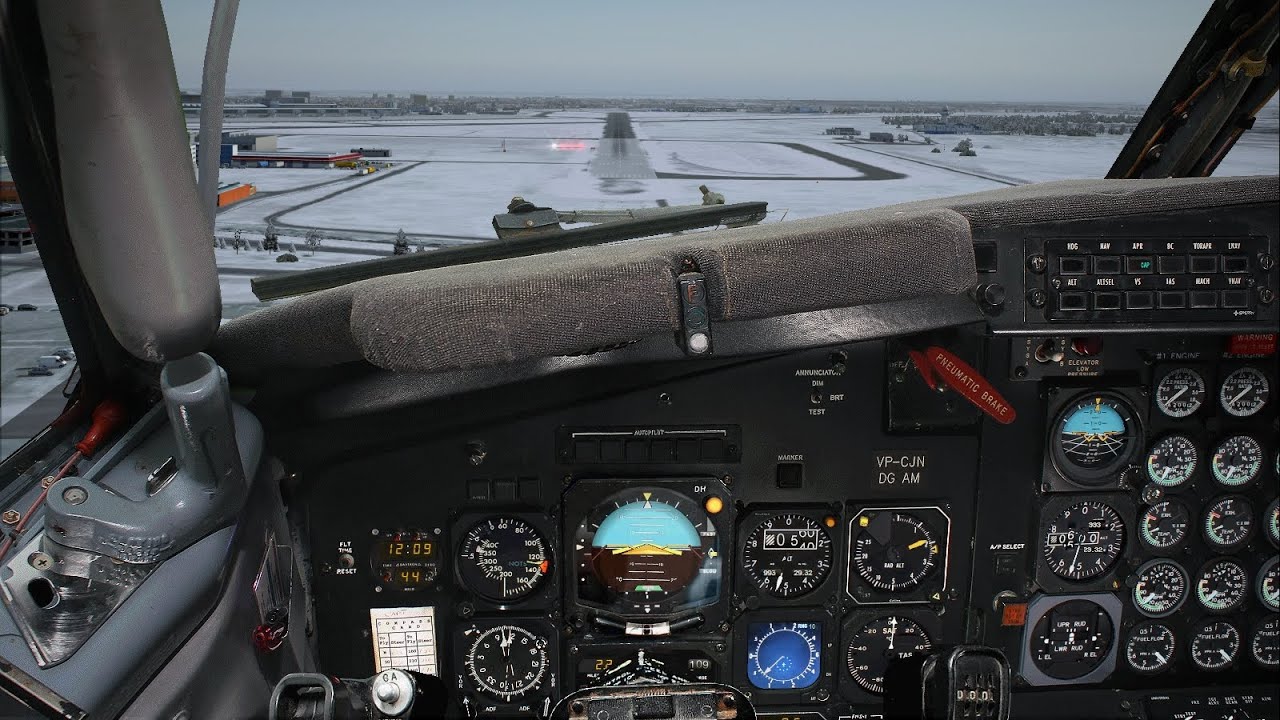 Zurich (ZRH) to Warsaw (WAW) in a 727
