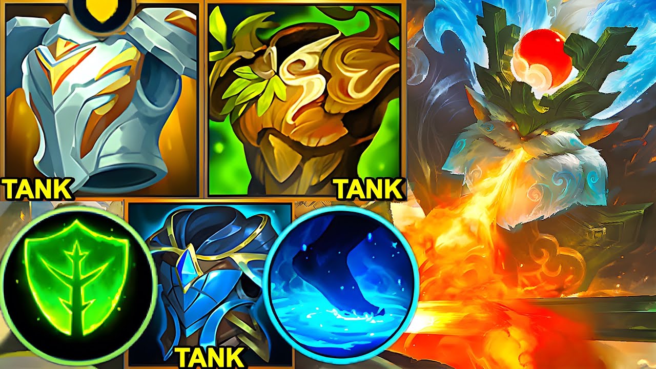 Wild Rift China Ornn - Warmog's Armor MAX TANK ORNN Build Runes - Shan Hai Scrolls Ornn Skin