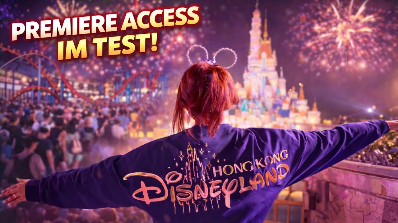 Völlig überfüllt 😱 Unser letzter Tag im Hong Kong Disneyland | Premiere Access im TEST 🎆