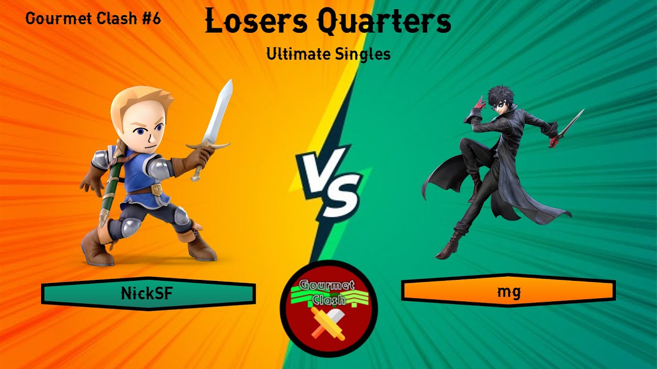 Gourmet Clash #6 - NickSF vs mg Losers Quarters - Ultimate Singles