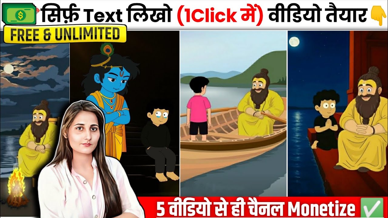 AI Se Bhakti Cartoon Video Kaise Banaye |Premanand Maharaj ji ka cartoon video Kaise banaye |YT Star