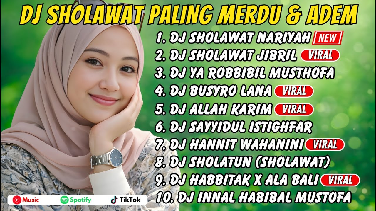 DJ SHOLAWAT NARIYAH MERDU TERBARU – Alunan Tenang & Adem