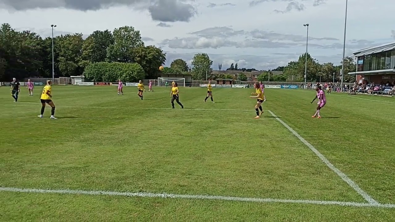a few attempts on goal from DHFCW against Crawley AFC res @DulwichHamletTV