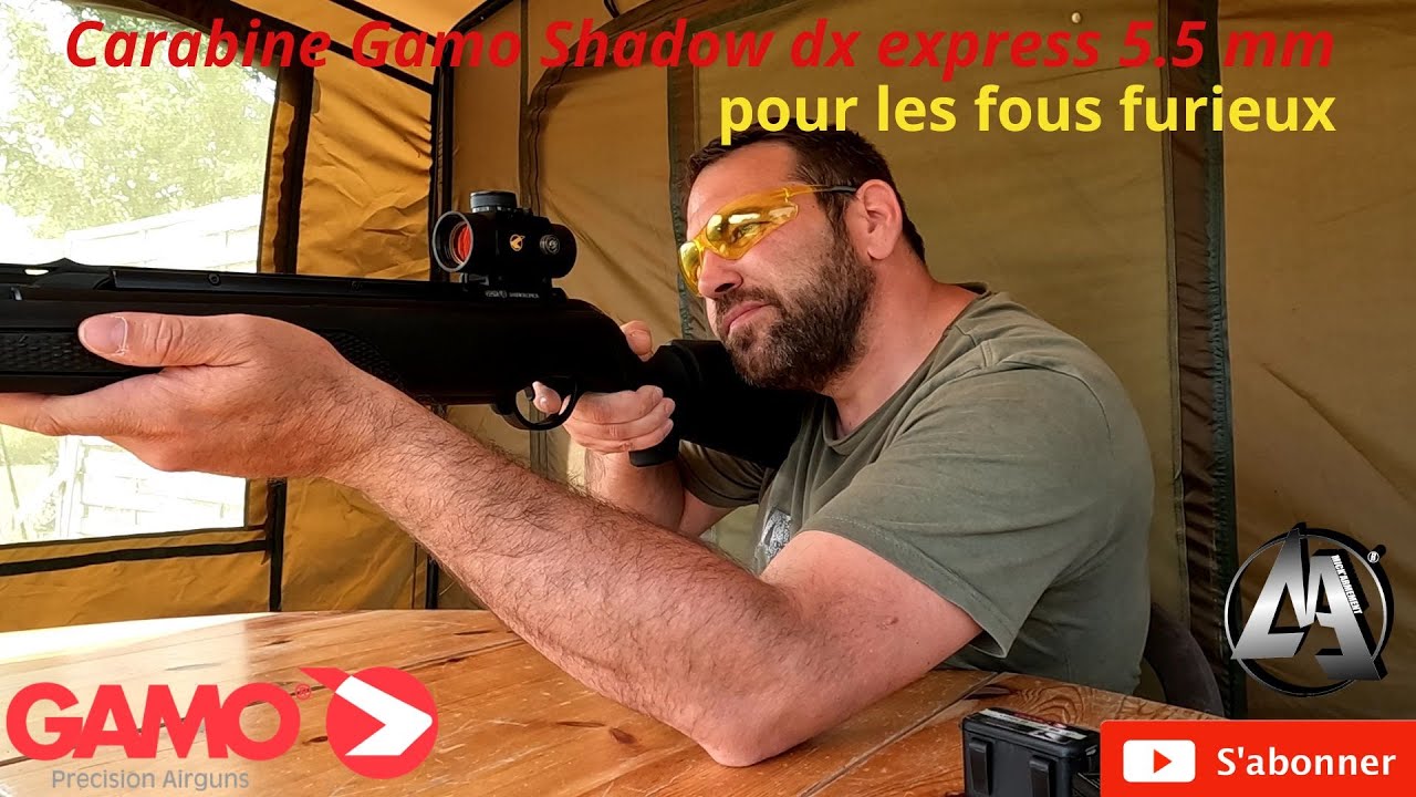 Cette carabine de dingue qui tire de la chevrotine ! Gamo shadow dx express 5.5 mm