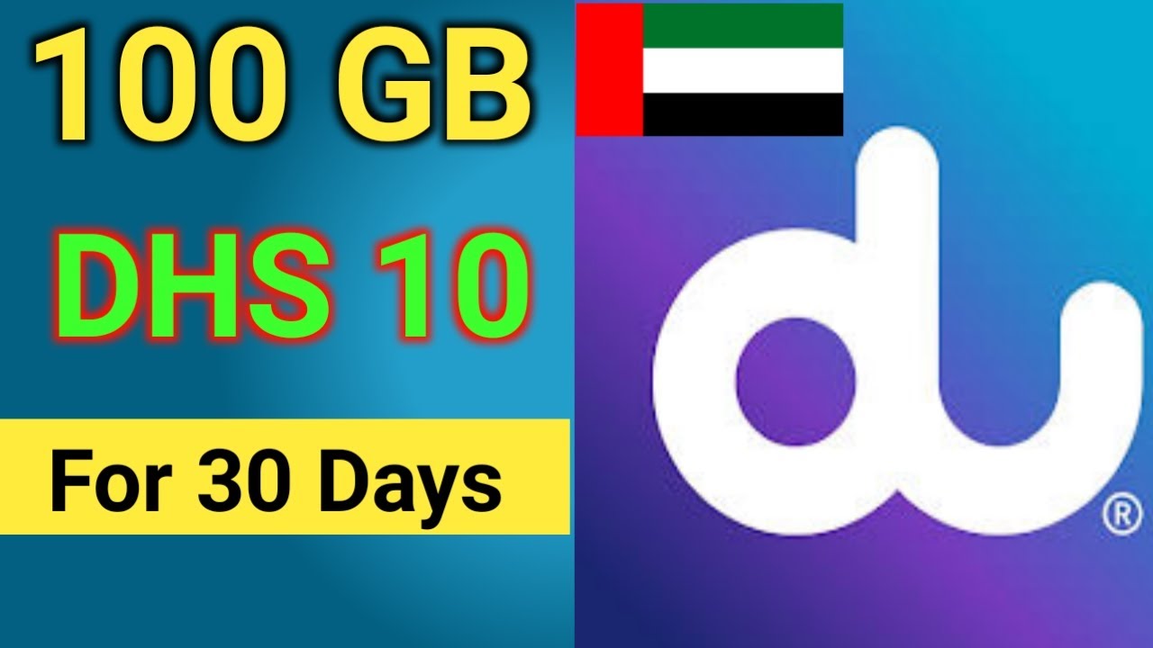 Du 100GB Data DHS 10 For 30 Days | How do I activate my du data pack/How to get unlimited data on du