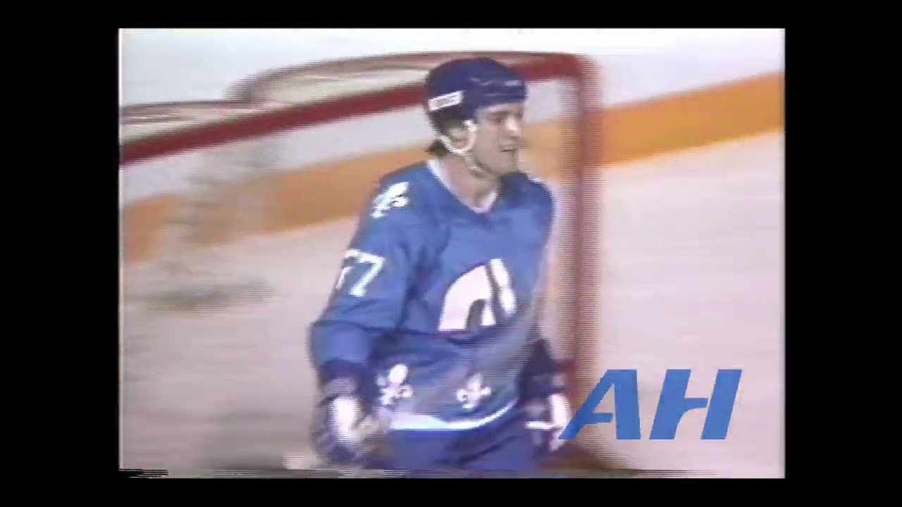 NHL Mar. 23, 1980 Paul Stewart goal Vancouver Canucks Quebec Nordiques