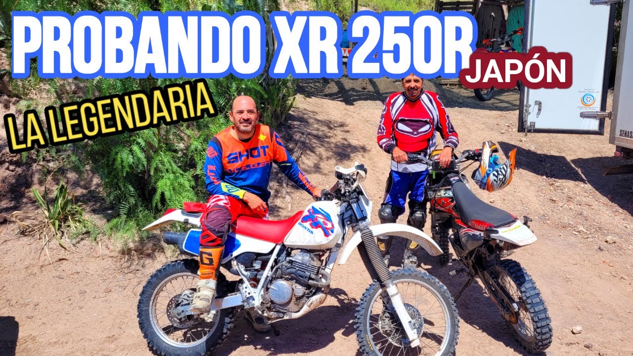 Probando xr 250r- Japón