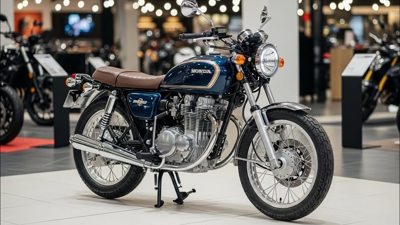Honda CB77 2026: Возрождение классики! Полные характеристики, особенности и современный ретро-диз...