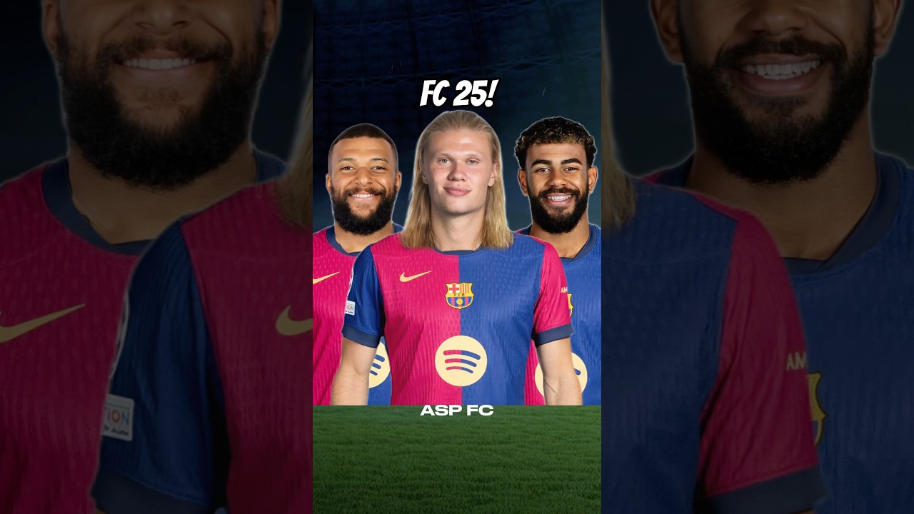 What will the Barcelona team look like in 10 years according to FC 25?