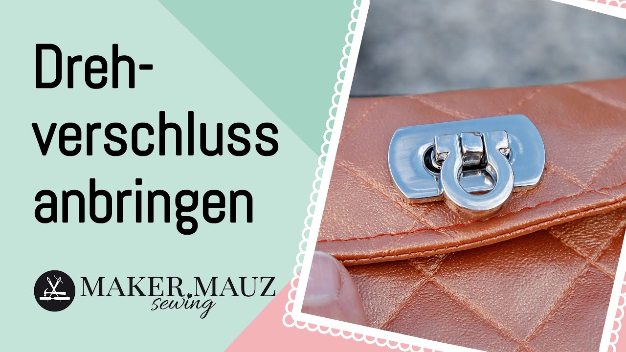 Drehverschluss / Steckverschluss / Kippverschluss anbringen #Nähenlernen