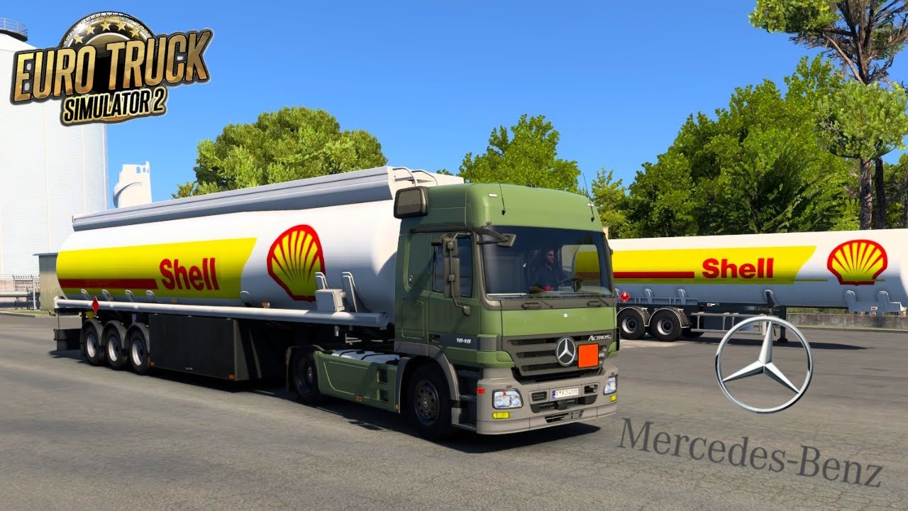 ETS2 Mercedes-Benz Actros MP2 Roadtrip | Euro Truck Simulator 2