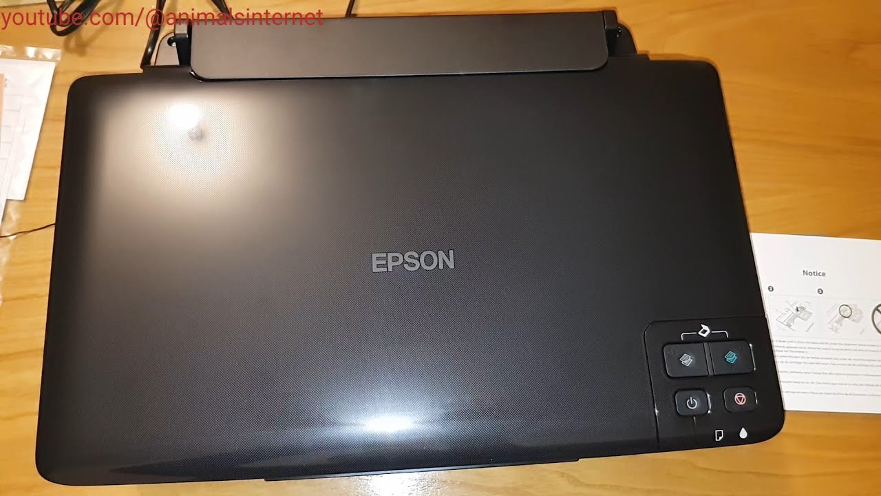 Epson Stylus SX125 all-in-one printer, scanner & copier. Unboxing & how to