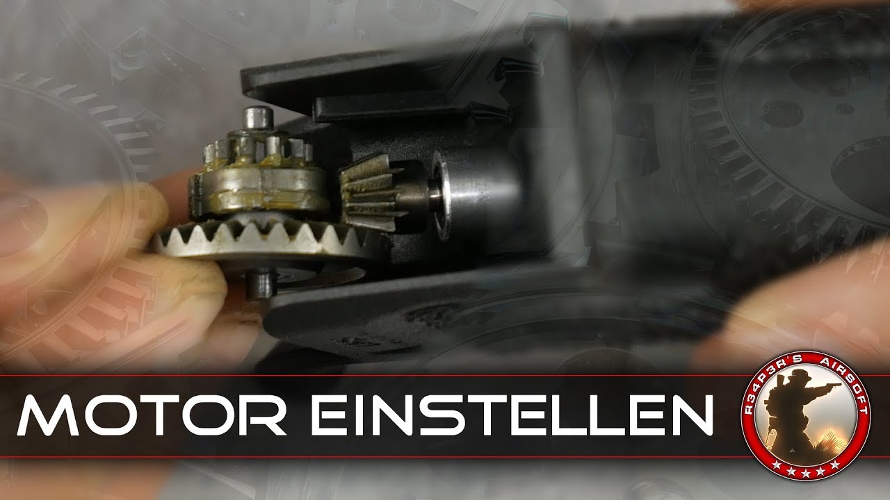 [Tech] Motor einstellen / Motorschraube / Bevel to Pinion - 6mm Airsoft/Softair - 4K UHD