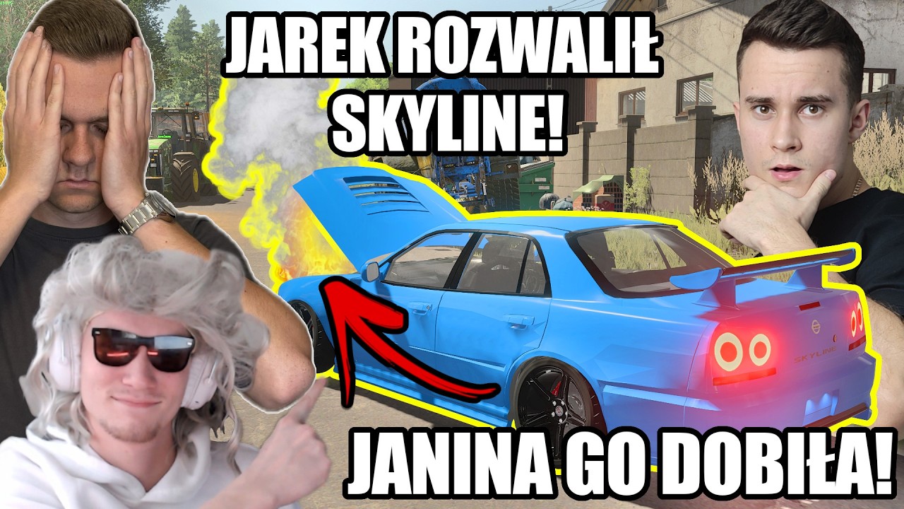 JAREK ROZWALIŁ MOJEGO SKYLINE!😱JANINA GO DOBIŁA😭TO JEGO KONIEC?! | MPG |